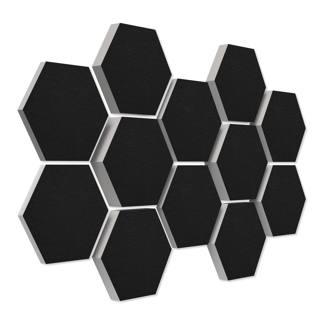 platino24 Schallabsorber COLORE aus Basotec G+ I Akustikpaneele mit Akustikfilz I 3D Wand-Paneele mi