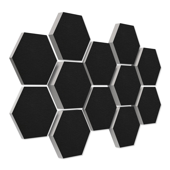 platino24 Schallabsorber COLORE aus Basotec G+ I Akustikpaneele mit Akustikfilz I 3D Wand-Paneele mi