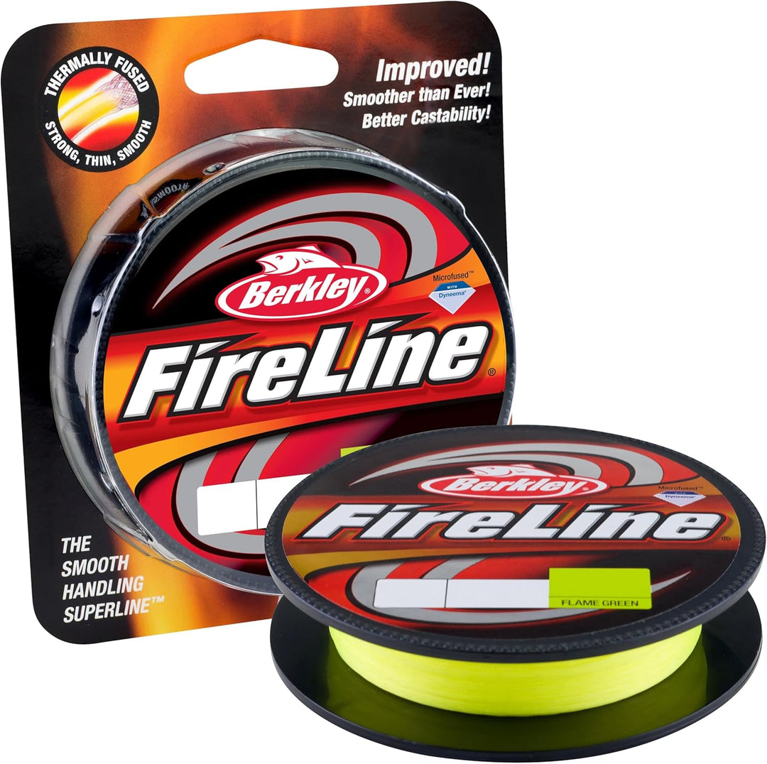 BERKLEY FireLine Fused Original 150m, 300m & 1800m - Angelschnur 300 m Smoke 0.15 mm, 300 m Smoke 0.