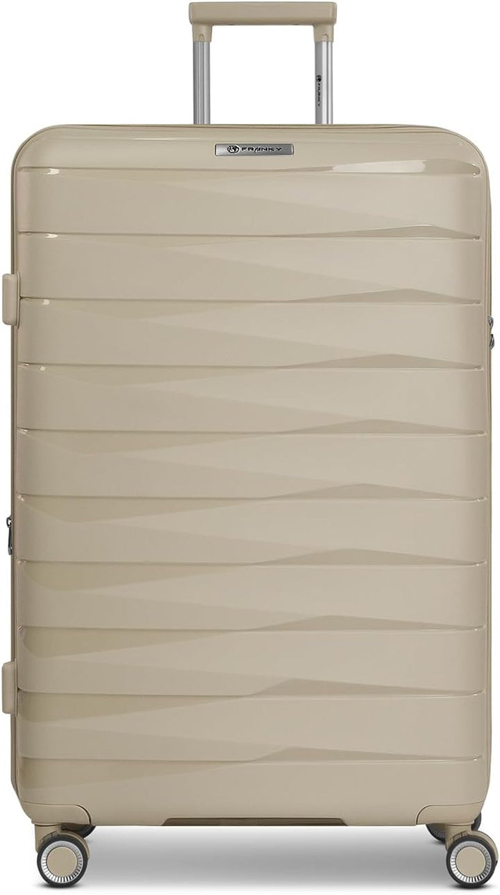 Franky Check-in Koffer für Damen und Herren | grosser XL Trolley 49 x 28 x 74 cm aus hochwertigem, l
