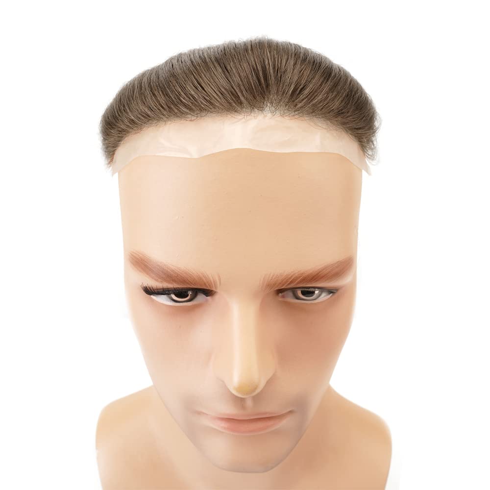 Lordhair Toupet Herren,100% Europäisches Echthaar Herren Toupet Echthaar,V-LOOP Skin Toupet Herren,T