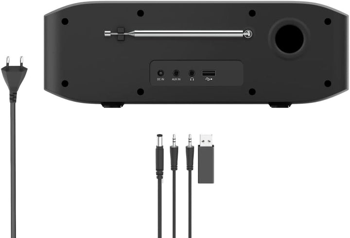 Hama WLAN Internetradio und DAB Radio DAB Plus Radio mit Bluetooth Küchenradio Internet Radio DAB+ D