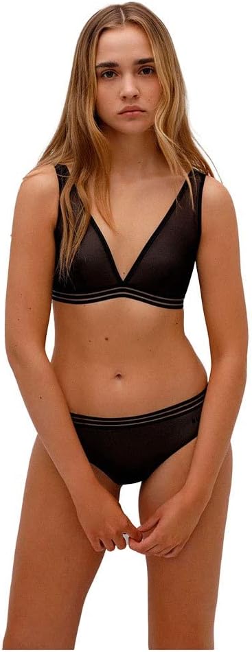 HUGO Damen Sheer Triangle S Black1, S Black1