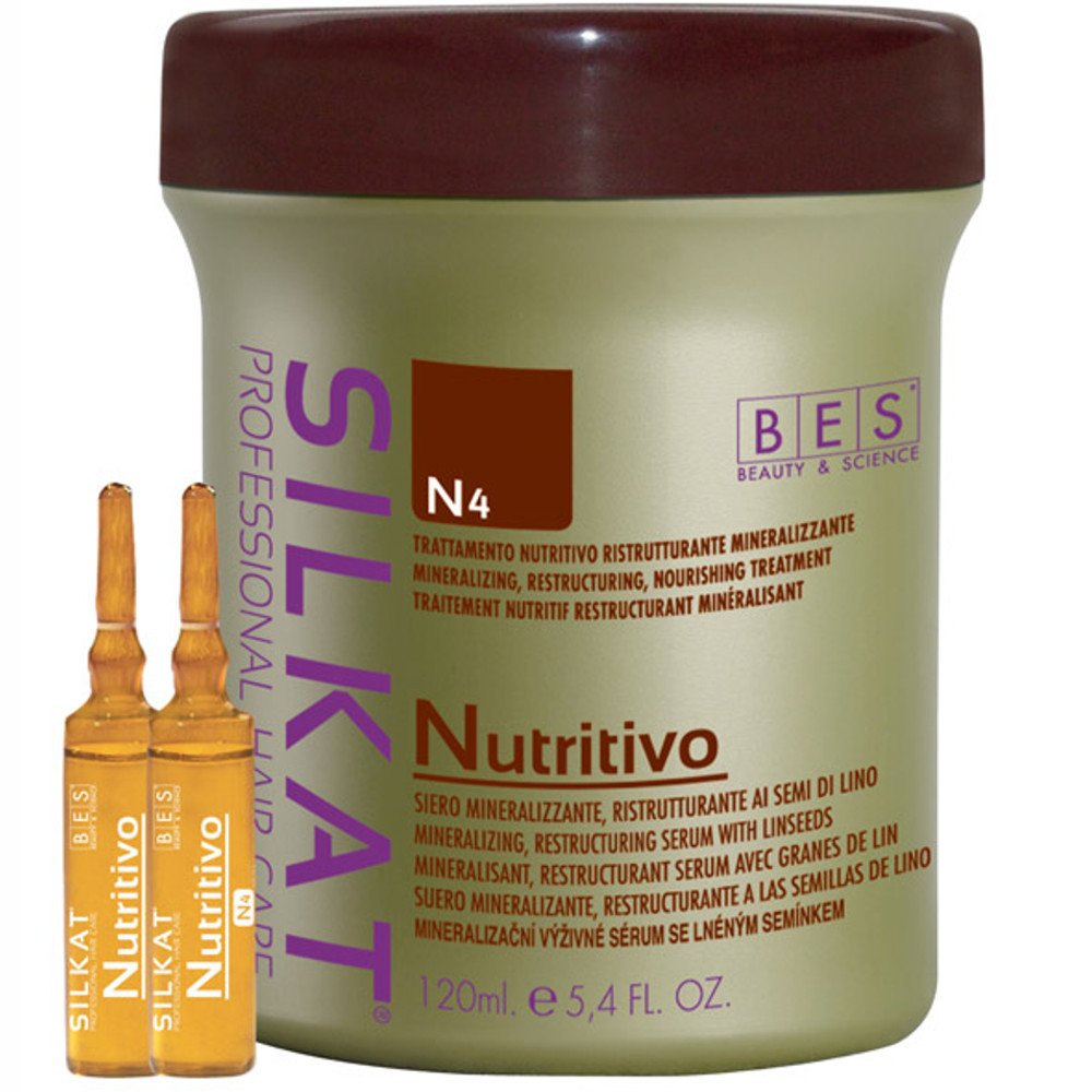 N4 Mineralizing, Restructuring, Nourishing Treatment Serum With Linseeds