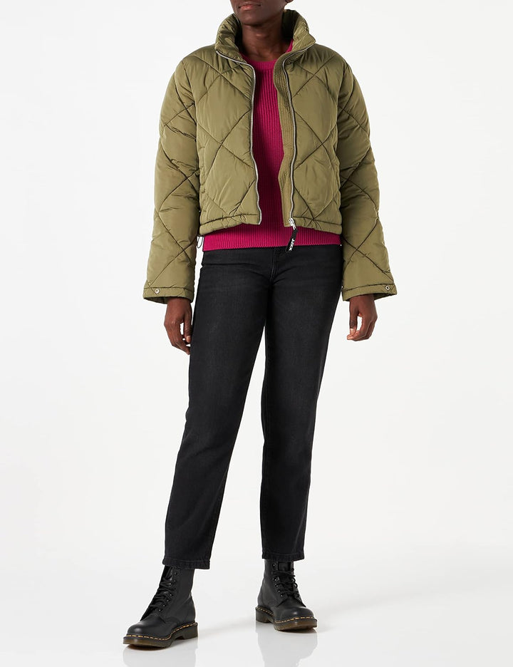 JACK & JONES Damen Jxpower Short Quilted Jacket Sn Jacke S Dark Olive, S Dark Olive