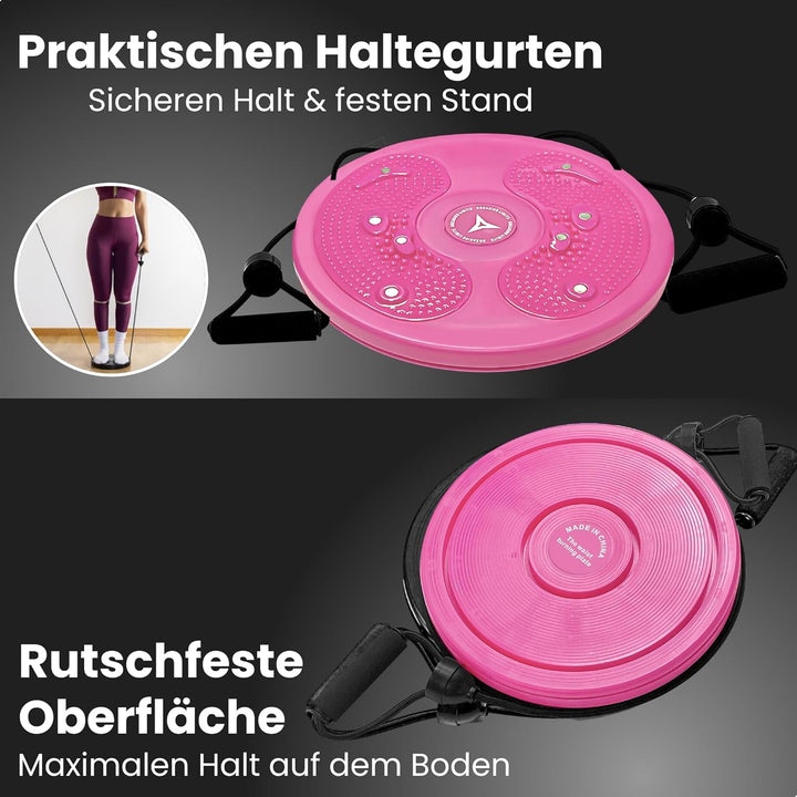 Breaking Limits Taillentwister - Twist Waist Disc Board - Drehscheibe, Balanceboard für Bauch, Beine