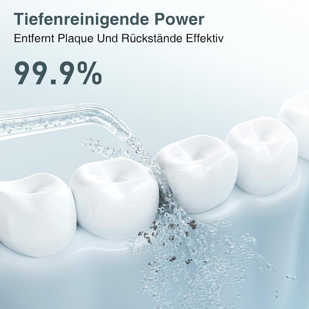 SURFOU Munddusche Kabellos Water Flosser for Teeth, Elektrische Wasserflosser für Zähne Oral Irrigat