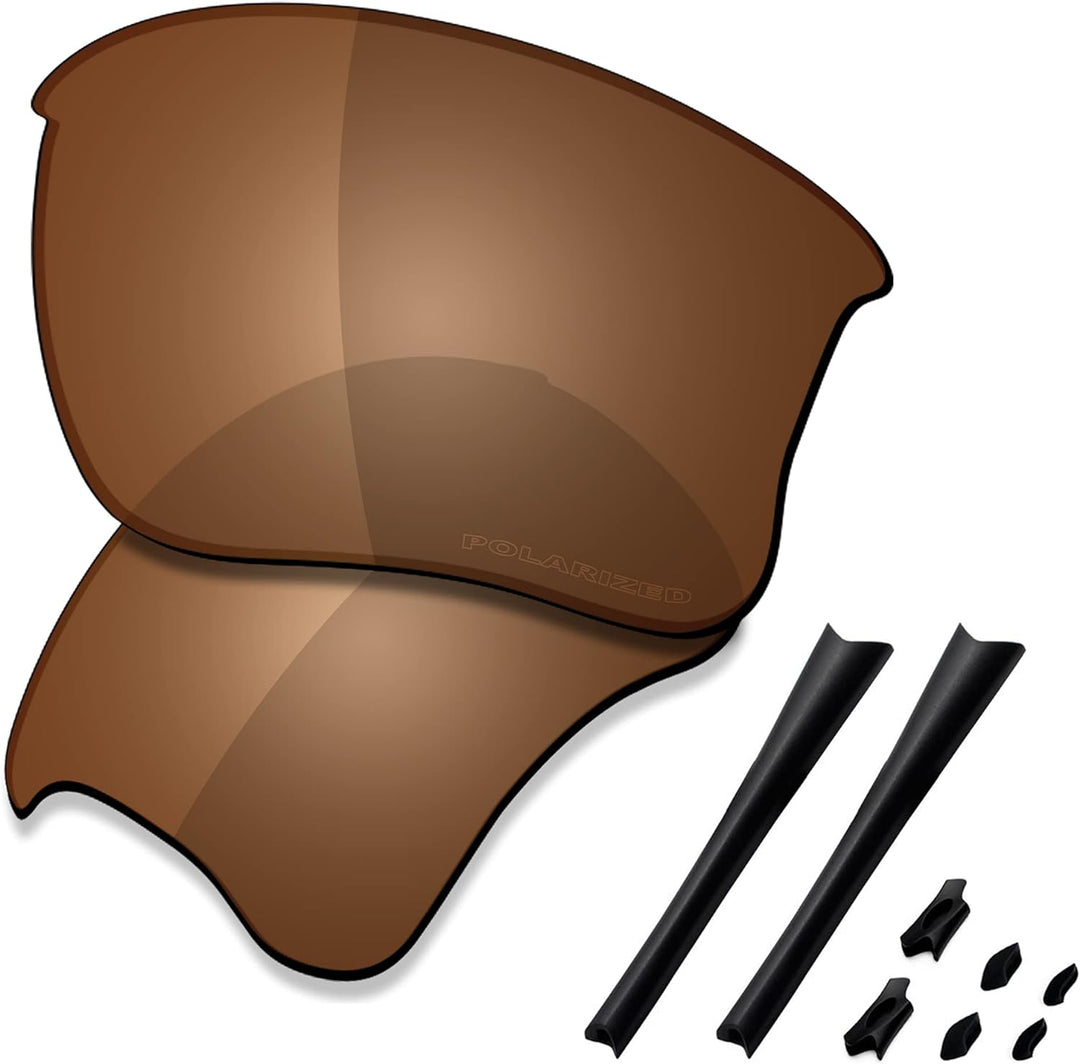 Saucer Premium-Ersatzgläser und Gummi-Kits für Oakley Flak Jacket XLJ OO9009 Sonnenbrillen High Defe