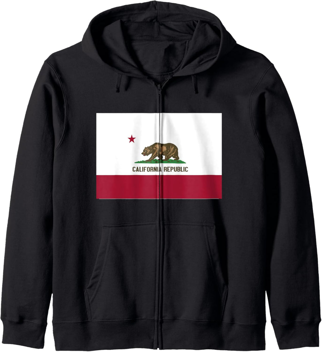 Kalifornien Flagge State Pride Geschenke Kapuzenjacke