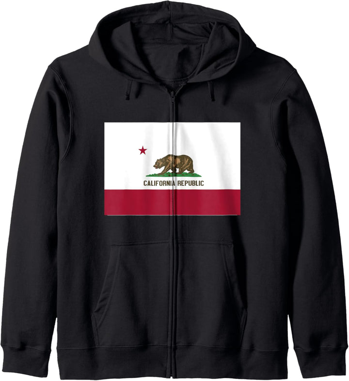 Kalifornien Flagge State Pride Geschenke Kapuzenjacke