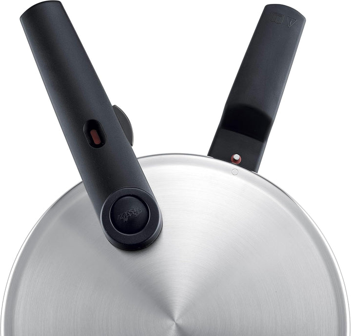 Fissler Vitaquick Premium/Schnellkochtopf (2,5 L, Ø 18 cm) m. Einsatz, Edelstahl-Dampfkochtopf, 2-Ga