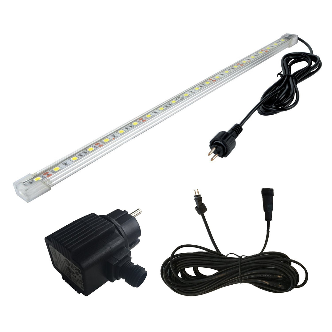 Köhko LED-Beleuchtung Leiste 50 cm wasserdicht für Wasserfall Alberta (15-150 cm) 50 CM Led-leiste,
