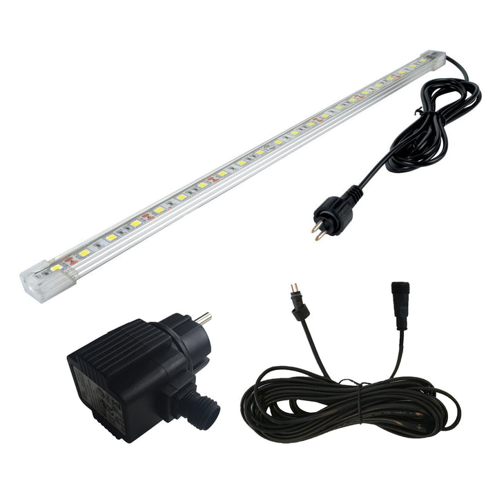 Köhko LED-Beleuchtung Leiste 50 cm wasserdicht für Wasserfall Alberta (15-150 cm) 50 CM Led-leiste,