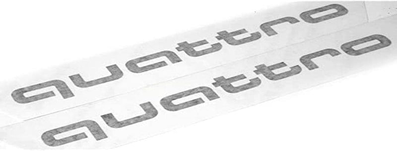 Audi Original Q2 C-Blade Dekorfolie Set Quattro Exterieur Schriftzug Florettsilber 81A064317 Z7G