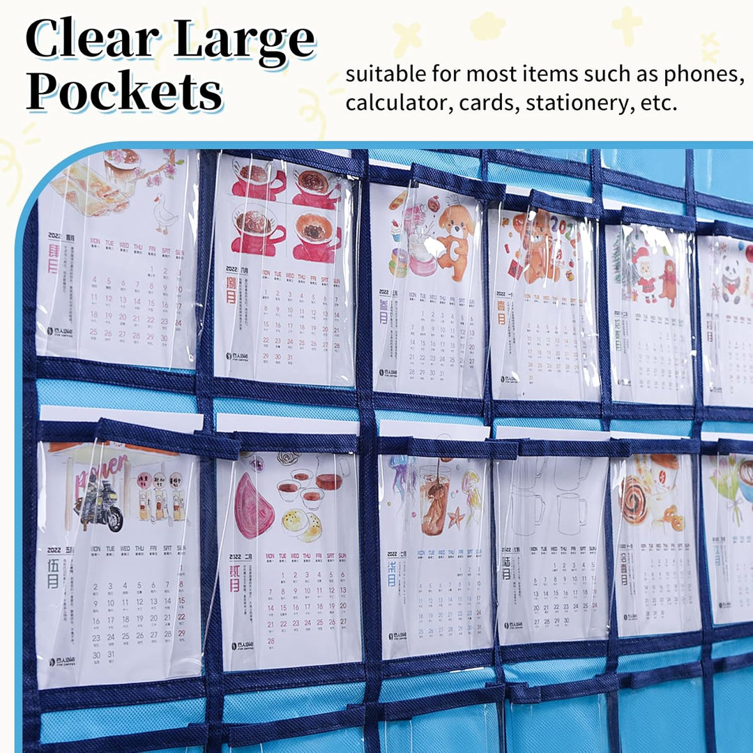 SAVORLIVING Organizer zum Aufhängen über der Tür, Handy, zum Aufhängen, Klassenzimmer, Diagramm, Wan