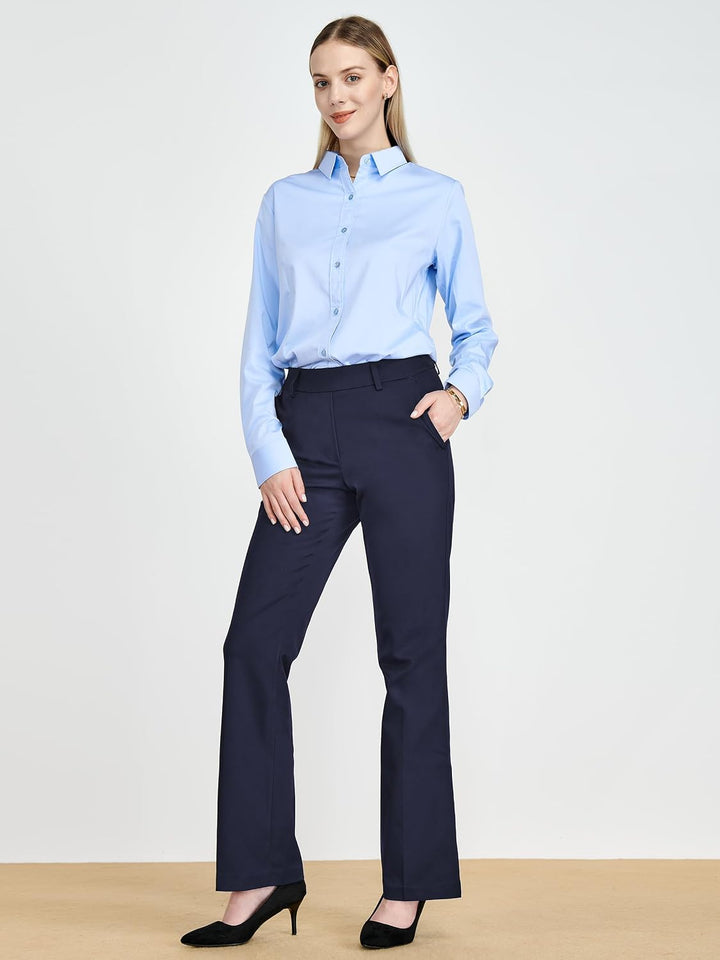 Tapata Damen 71cm/76cm/81cm/86cm/91cm Bootcut Stretch-Hose mit 4 Taschen, Tall/Lang/Regulär/Petite F