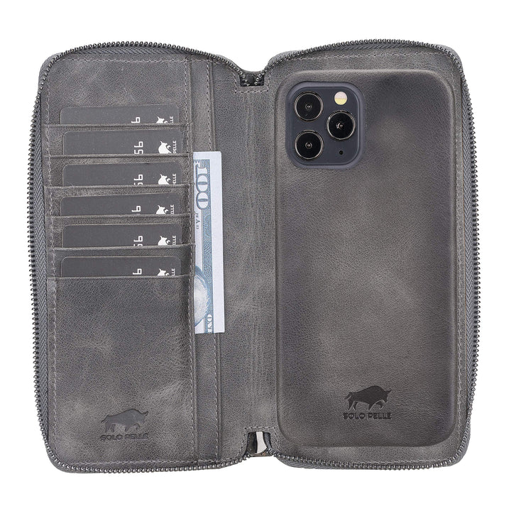 Solo Pelle Lederhülle für das iPhone 12 Pro Max in 6.7 Zoll Princeton Case Leder Hülle Ledertasche B