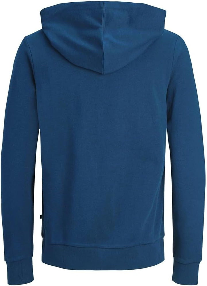 JACK &amp; JONES Herren JJEHOLMEN Sweat Zip Hood XS Blau (Insignia Blue/Reg Fit), XS Blau (Insignia Blue