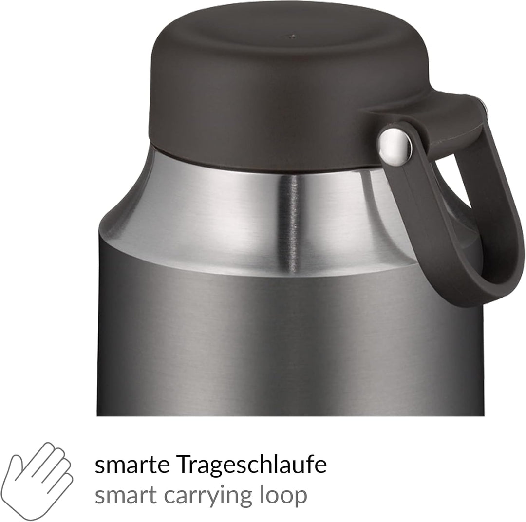 alfi CITY FOOD MUG 470ml, cool grey, Edelstahl-Thermobehälter für Essen, Isolierbehälter für Suppen,