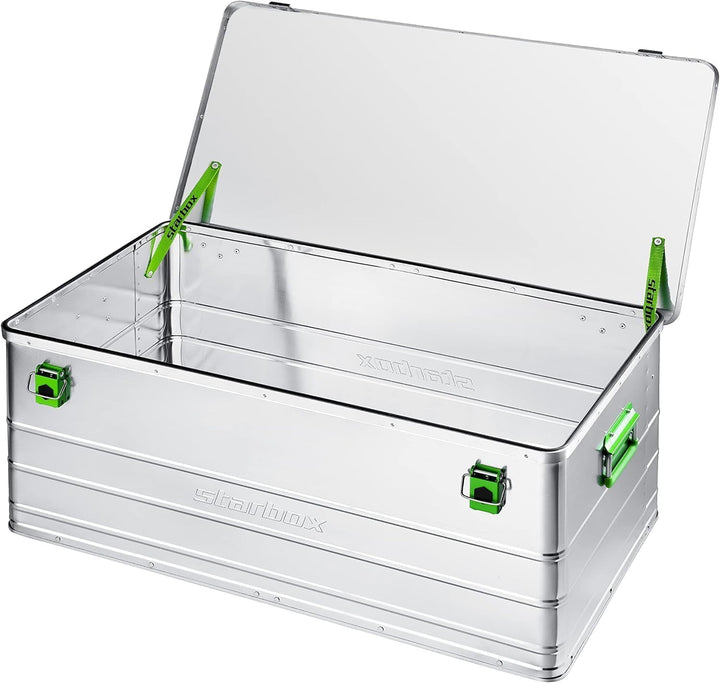 ALUTEC Aluminiumbox Starbox 140 (Inhalt 140 l, Aussenmasse (LxBxH) 900 x 480 x 380 mm, staub-/spritz