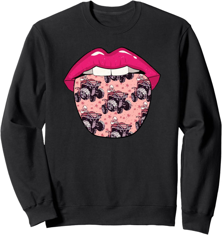 Quad Bike Zunge Offroad Biker Motorsport - Fahrer Quad Bike Sweatshirt