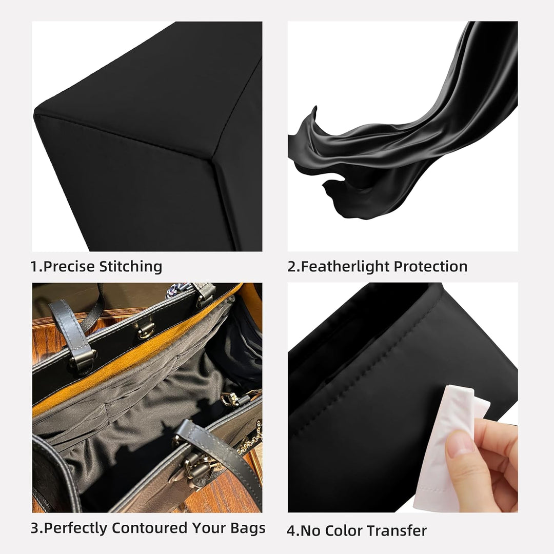 DGAZ Handtaschen Organizer Einsatz für OnTheGo PM/MM/GM Tasche, Seide Tasche in Tasche Organizer, Lu