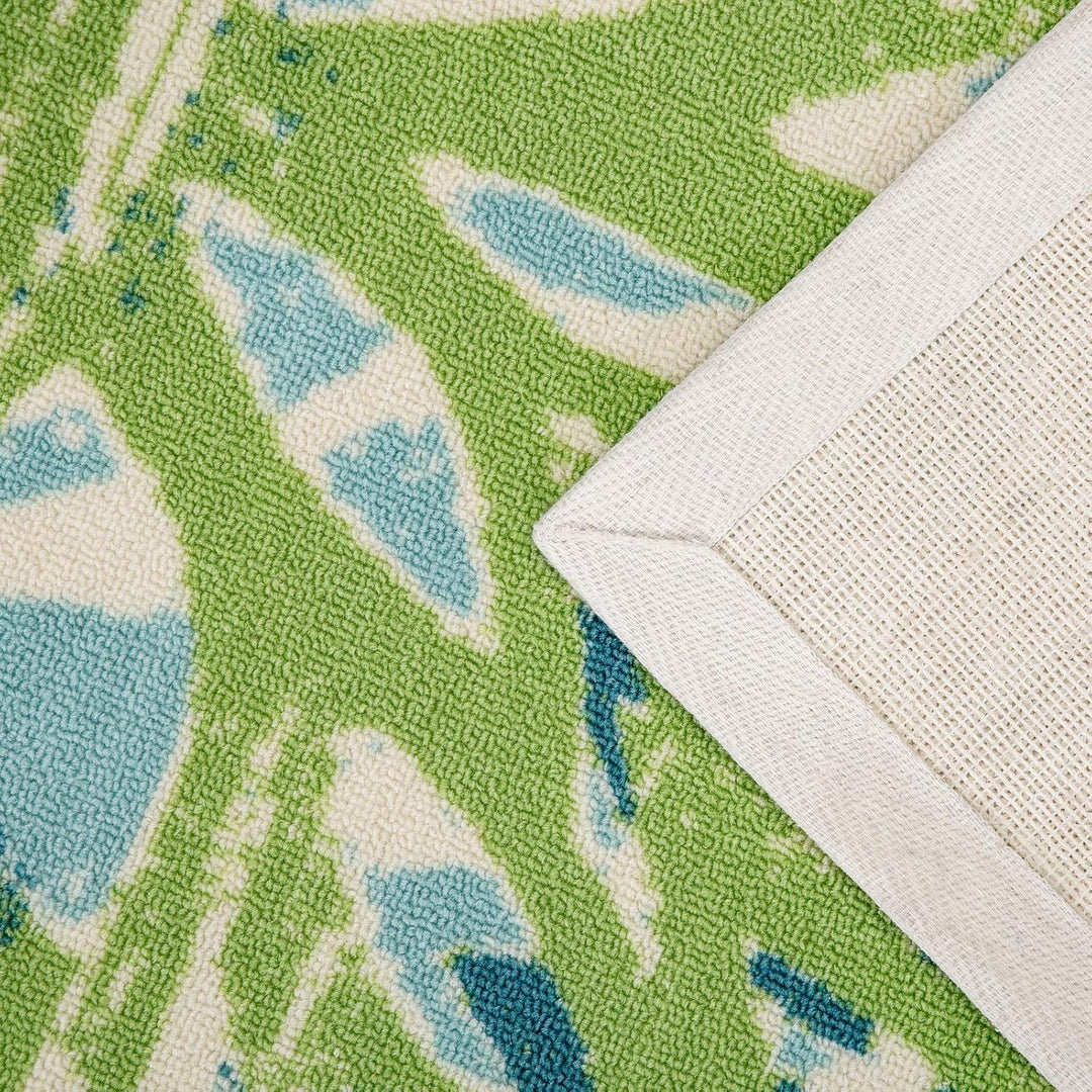 TALETA Fussmatte Outdoor Teppich Wetterfest,Outdoor Fussmatte, Gross: 50 x 80 cm 02 Tropische Pflanz