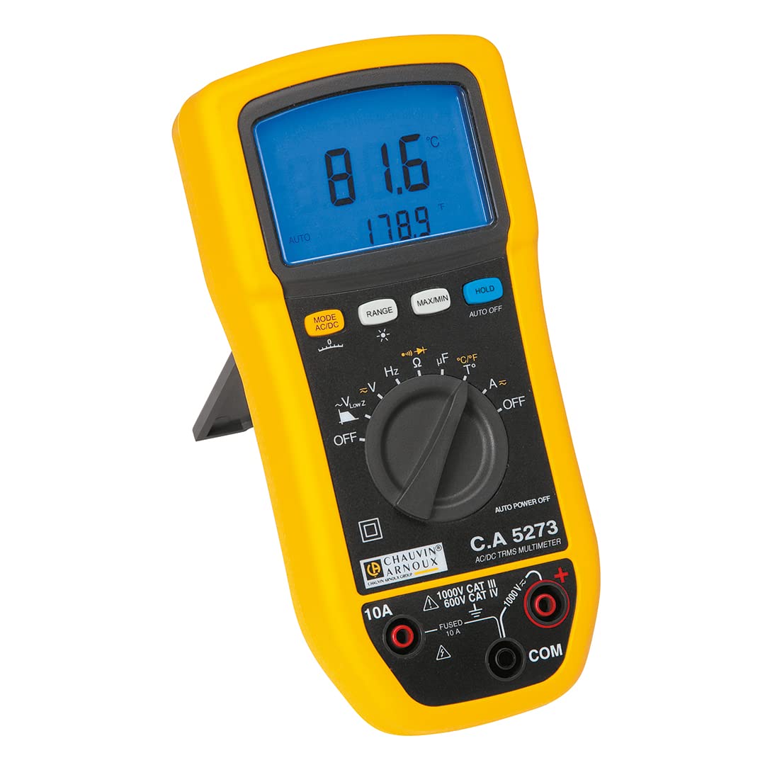 Chauvin Arnoux P01196773 C.A 5273 Digitalmultimeter, schwarz und gelb