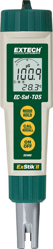 Extech Instruments EC400 Messgerät für Leitfähigkeit/TDS/Salzgehalt, EC400