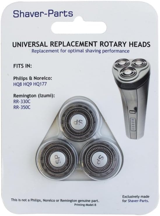 Shaver-Parts Alternative Scherköpfe für Philips HQ8/HQ9/HQ177/SH30