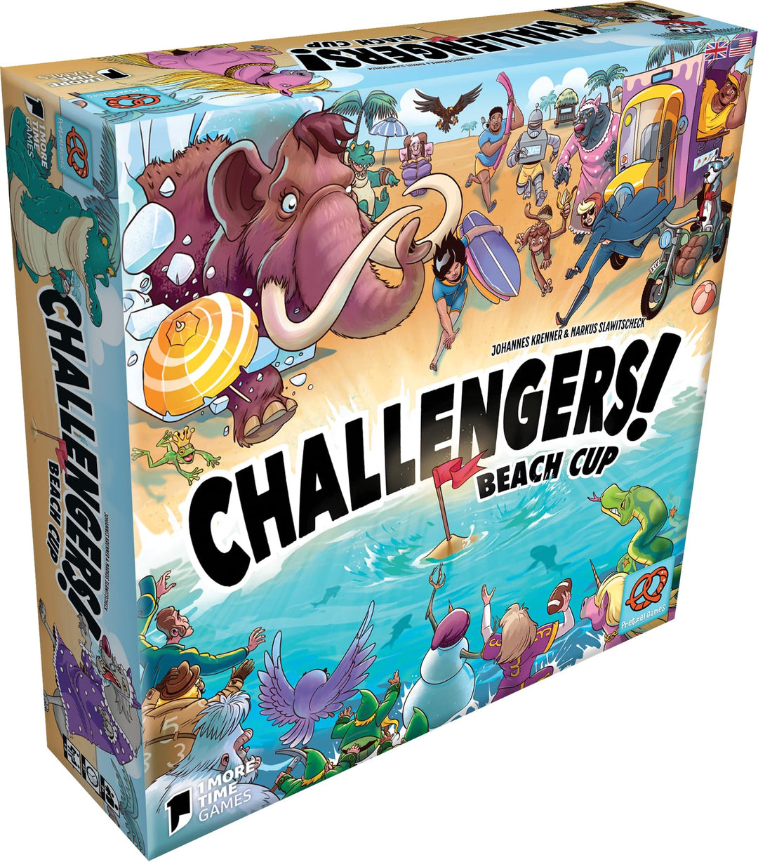 Asmodee - Z-Man Games – Challengers Beach Cup – Gesellschaftsspiele – Kartenspiele – interaktives De