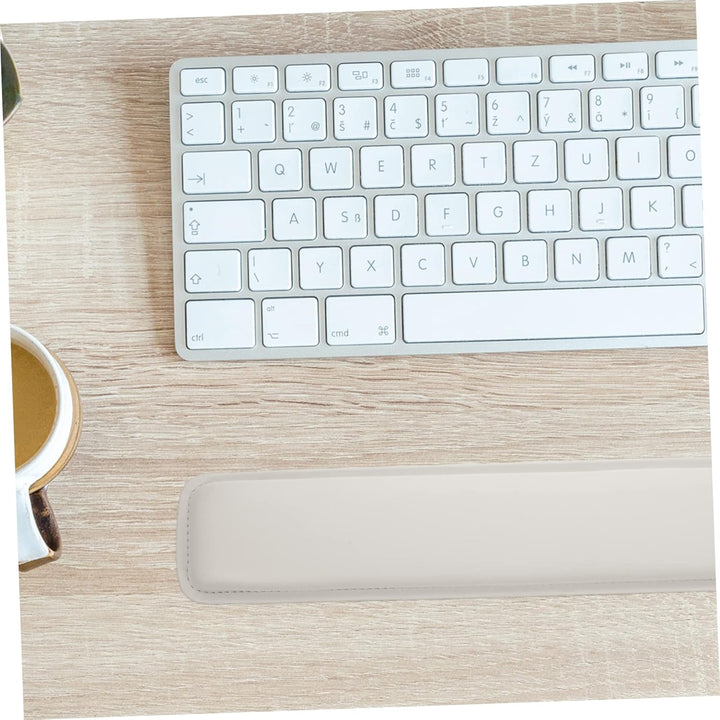 Ergonomische Tastatur Handgelenkauflage, Memory-Schaum Handstützpolster Für Büro Und Zuhause, Weiss,