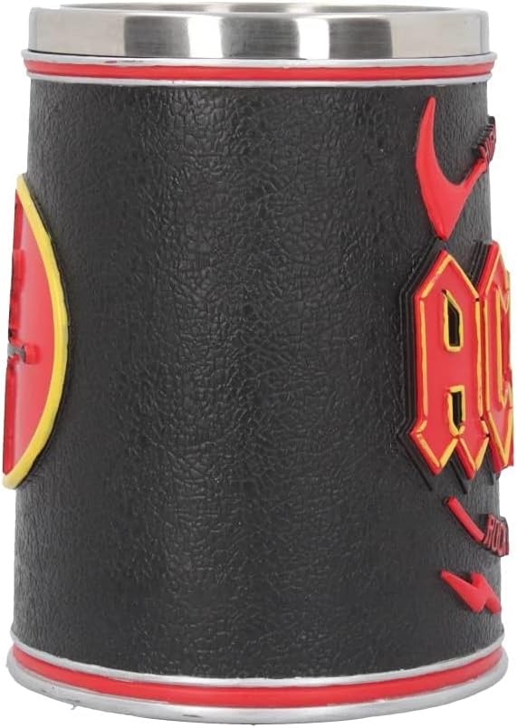 Nemesis Now ACDC Bierkrug, Schwarz, 14,5 cm