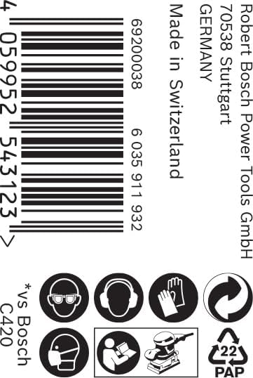 Bosch Professional 1x Expert C470 Schleifpapierrolle (für Hartholz, Farbe auf Holz, Breite 93 mm, Lä