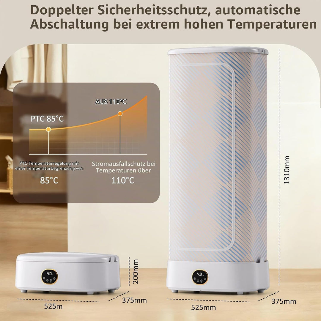 Automatischer Hemdenbügler mit Dampffunktion, 1000W Automatische Bügel- Und Faltmaschine, Innovative