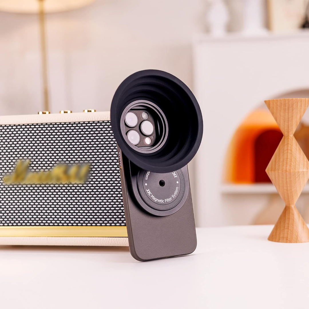 JJC Handy Filterhalterung für iPhone 15 Pro 14 Pro 13 Pro Halterung 49mm Filter, magnetischer Filter