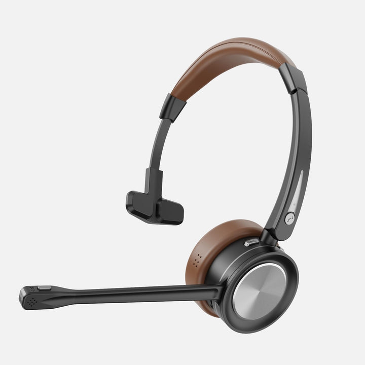 Bluetooth Headset mit Mikrofon Noise Canceling, Mono V5.2 Bluetooth Wireless Headset für PC, 40 Stun