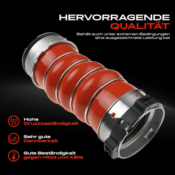 Ladeluftschlauch Turboschlauch Vorne für X5 X6 F15 E70 F85 F16 E71 E72 F86 xDrive40d 3.0L 2009-2019