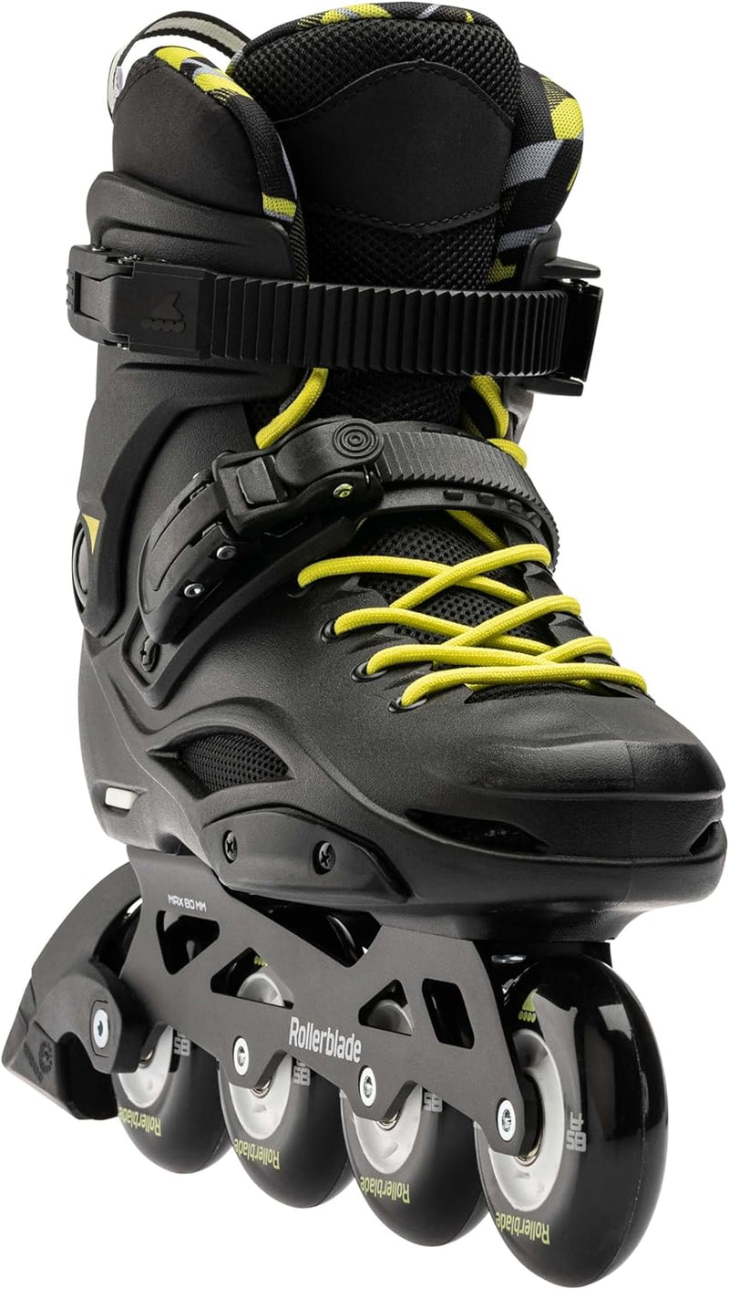 Rollerblade Unisex – Erwachsene Rb Cruiser Inlineskate 270 Black/Neon Yellow, 270 Black/Neon Yellow