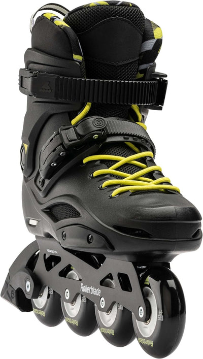 Rollerblade Unisex – Erwachsene Rb Cruiser Inlineskate 260 Black/Neon Yellow, 260 Black/Neon Yellow