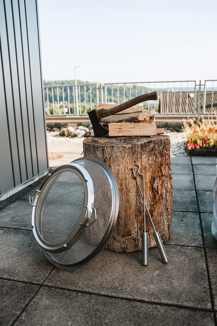 Solo Stove Funkenschutz für Ranger Feuerschale I Feuerschalengitter, Funkenhaube, Feuerstelle Zubehö