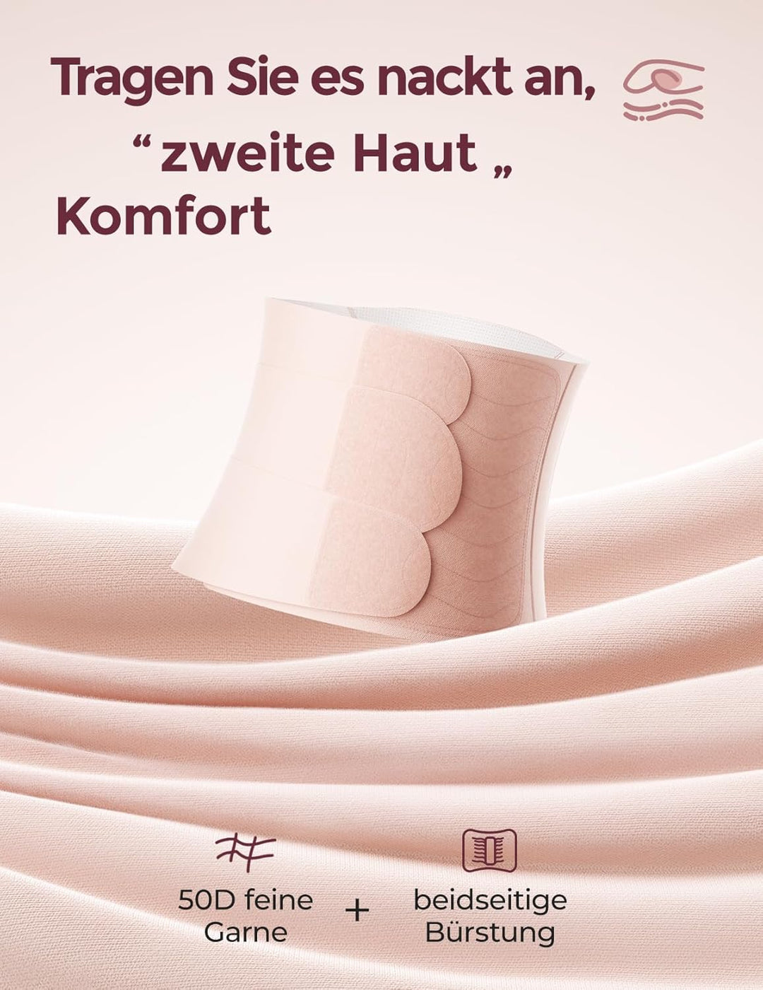 momcozy Ergowrap Bauchgurt nach Geburt, 3D-Kompression & Rückenstütze für Kaiserschnitt-Rückbildung,