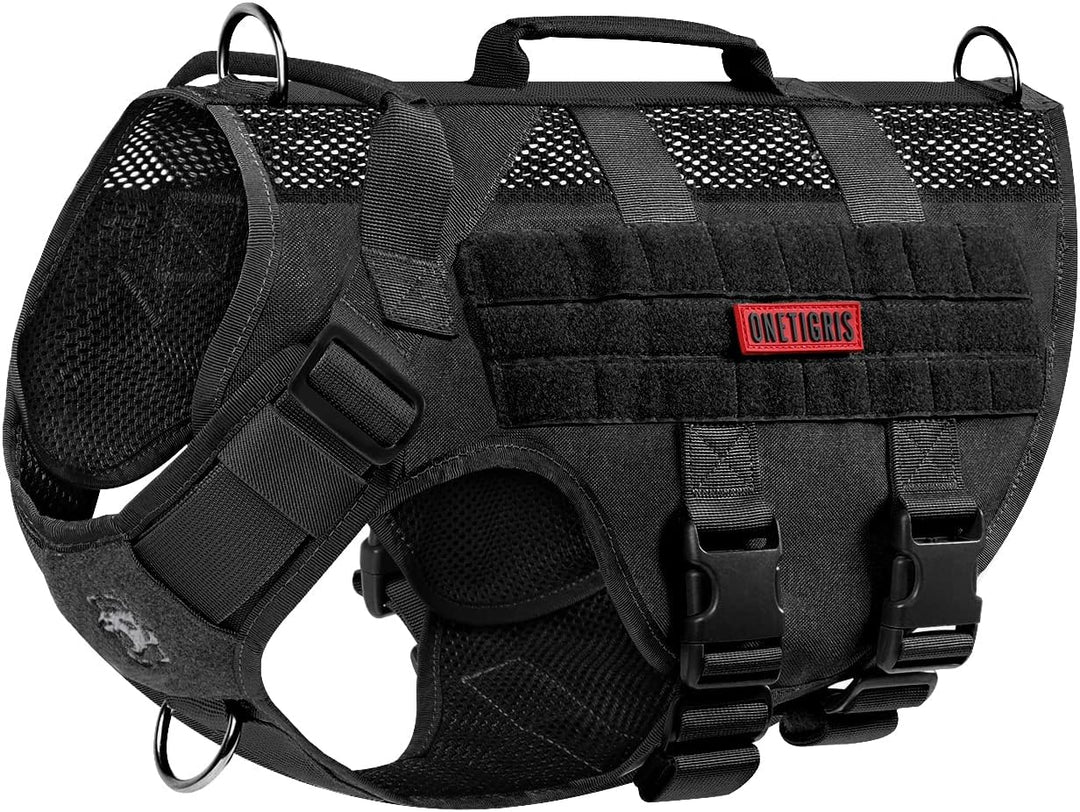 OneTigris No-Pull Hundegeschirr, AIRE MESH Einstellbar Sicherheitsgeschirr Ultra Atmungsaktiv für Gr