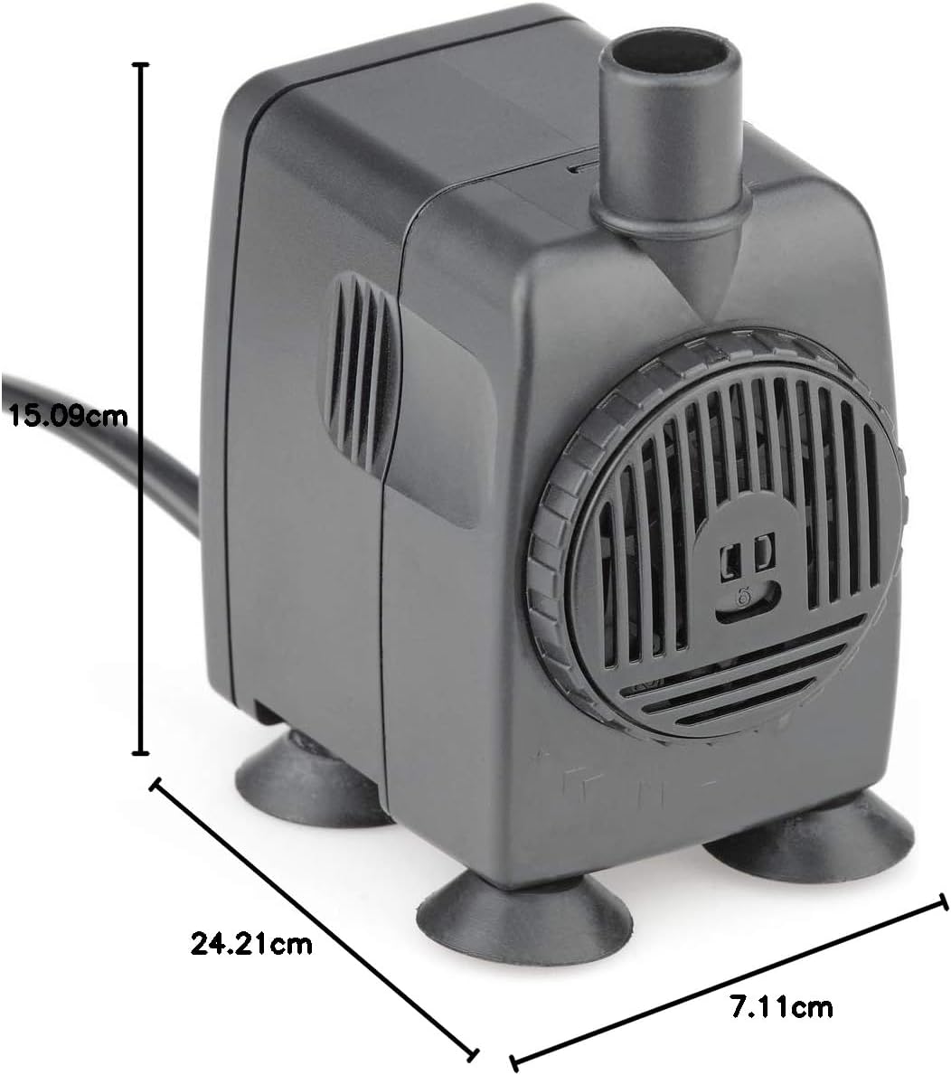 Pontec 46782 PondoCompact 800 - Outdoor-Statuenbrunnenpumpe / kompakte Brunnenpumpe für Fontänen und