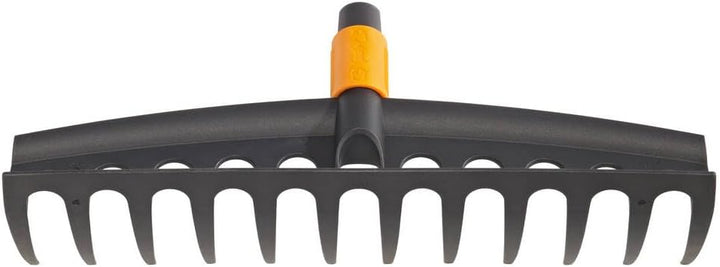 Fiskars Rechen mit 12 Zinken, Werkzeugkopf, Breite: 41 cm, Glasfaserverstärkte Kunststoffzinken, Sch