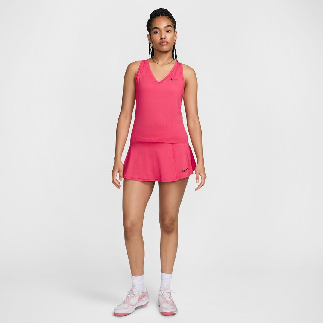 Nike Damen W Nkct Df Vctry Skrt Flouncy Rock L Aster Pink/Black, L Aster Pink/Black