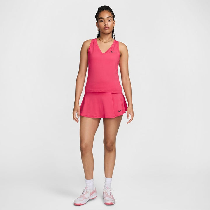 Nike Damen W Nkct Df Vctry Skrt Flouncy Rock L Aster Pink/Black, L Aster Pink/Black