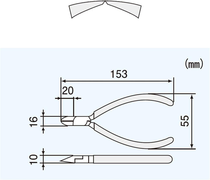 Seitenschneider/Seitenschneider zum Schneiden von Draht, Präzisions-Elektronik-Arbeiten – 150 mm Her