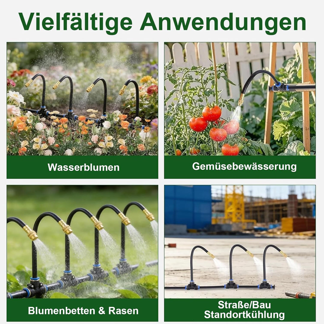 Automatisches Gartenbewässerungssystem: 15 m Schlauch | Automatisches Gartenbewässerungssystem mit 3