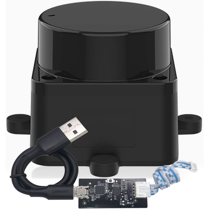 InnoMaker Extra-Small Size Lidar DTOF Radar 360 Degree 12 Meter Radius Scanning 25000 Lux Resistance